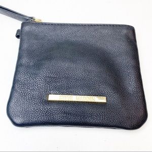 Steve Madden Wallet Black Pebble Cosmetics Bag